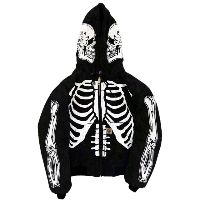 Men's Hoodie Skeleton