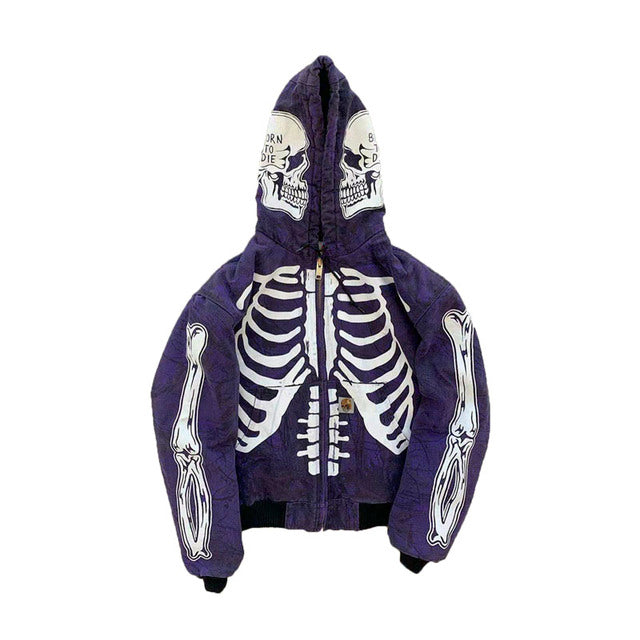 Men's Hoodie Skeleton