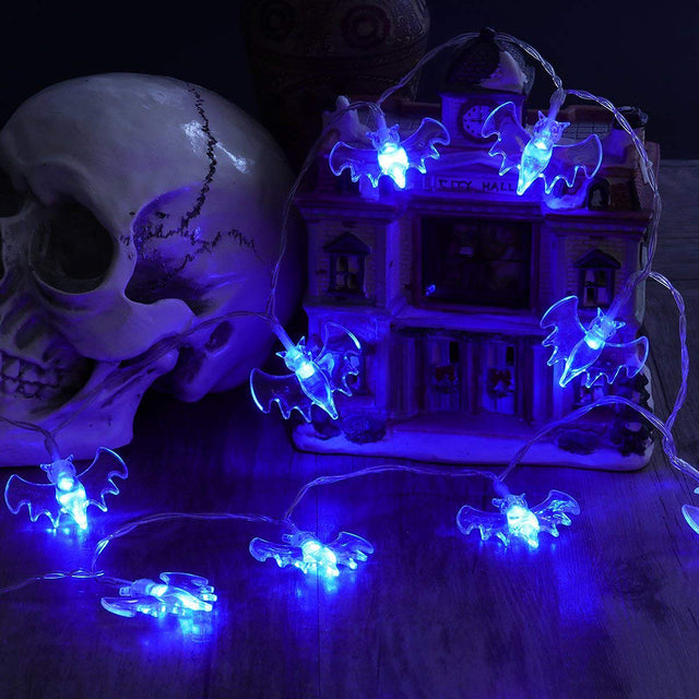 LED Halloween Light Ghost pumpkin Skeleton leaf bat