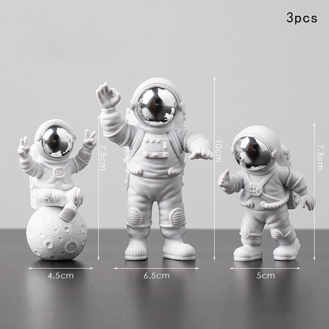 Astronaut and Moon Home Decor Set