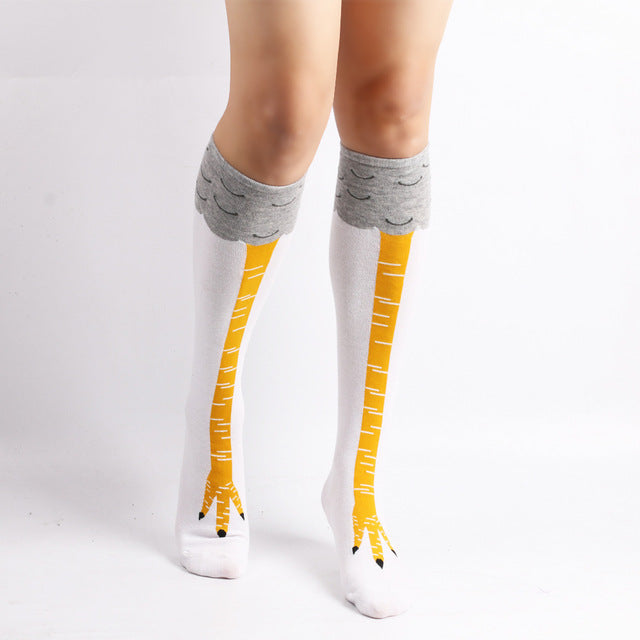 Long Funny Socks Chicken legs feet