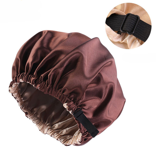 Reversible Satin Hair Caps Bonnet