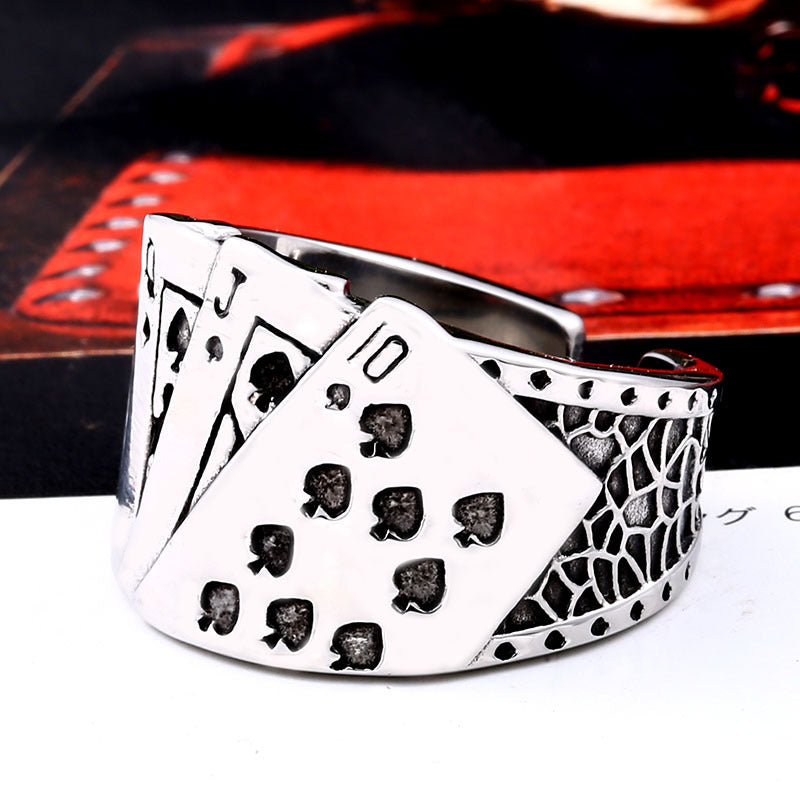 Biker Gothic Rock Men's Ring