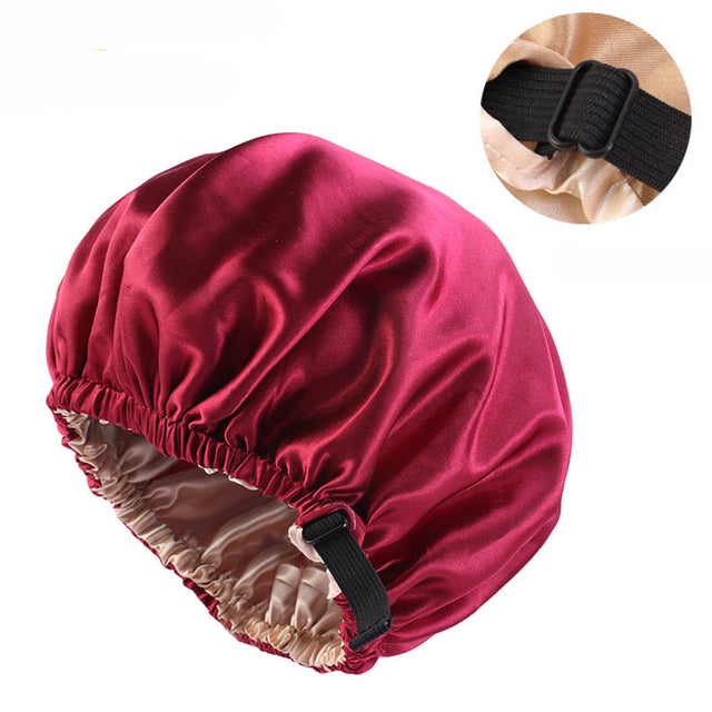 Reversible Satin Hair Caps Bonnet