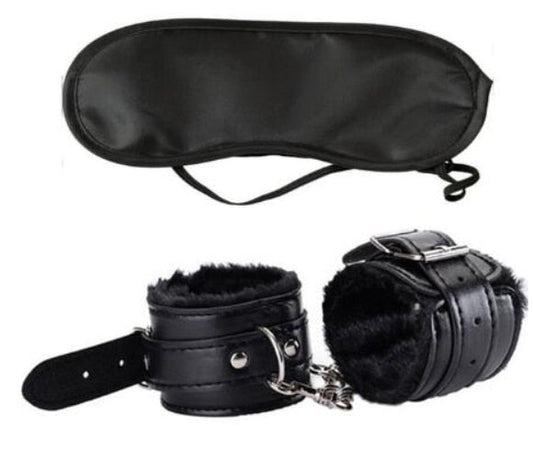 Handcuff x Blindfold Set