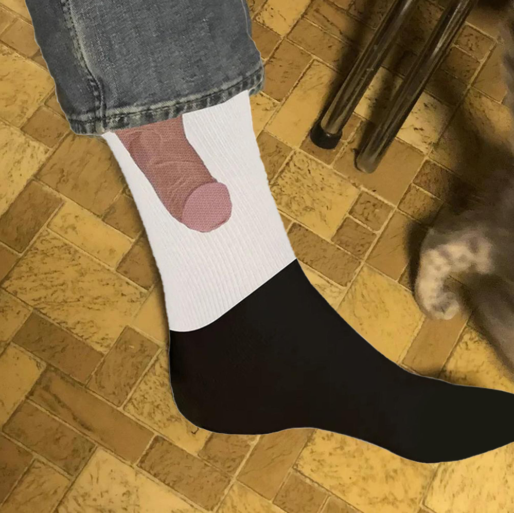 Upsy Socks Penis cock