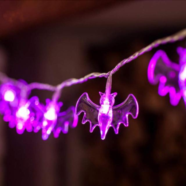 LED Halloween Light Ghost pumpkin Skeleton leaf bat