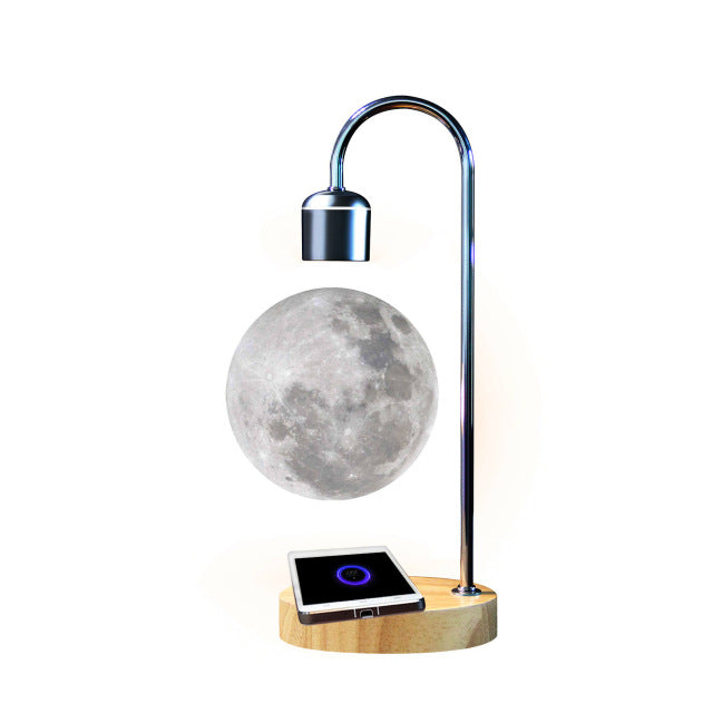 Wireless charging Levitation Moon Lamp