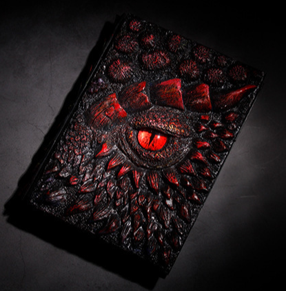 3D Dragon Embossed Diary