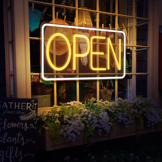 LED Neon Lamp Open business sign