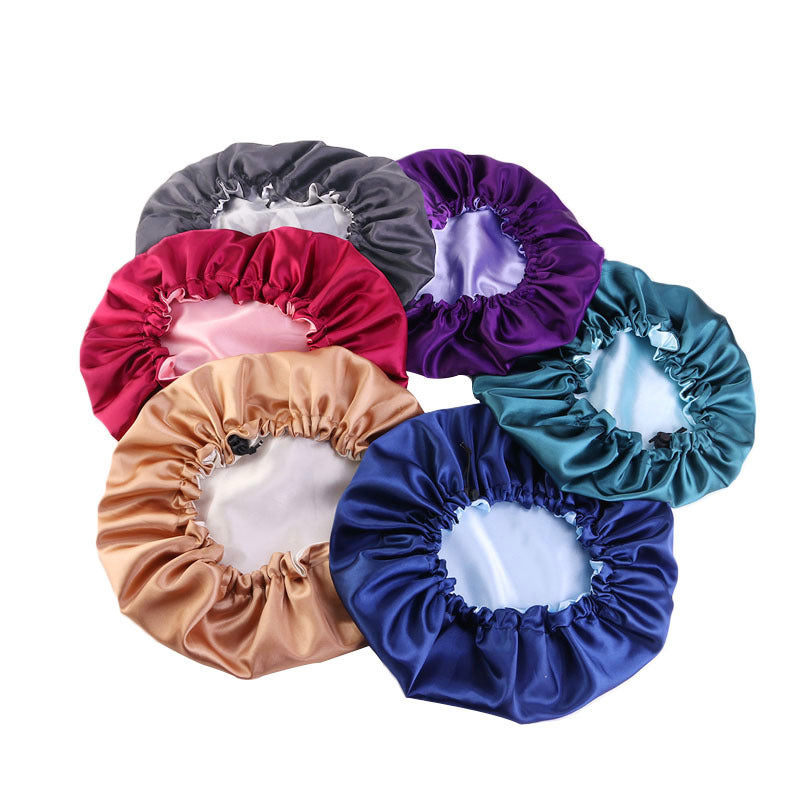 Reversible Satin Hair Caps Bonnet