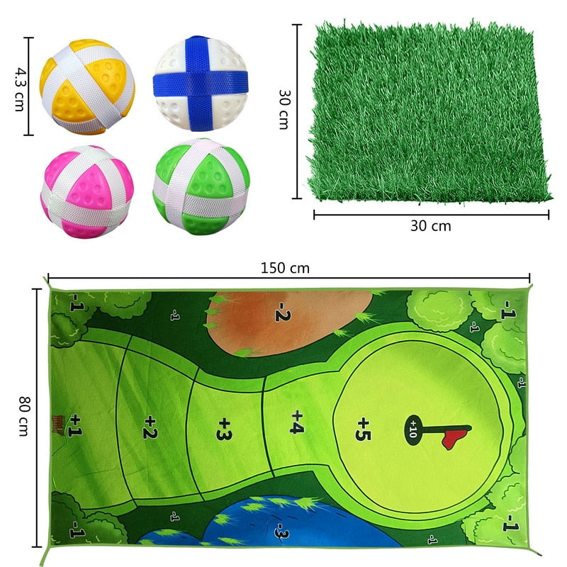 Casual Mini Golf Game Mat Set