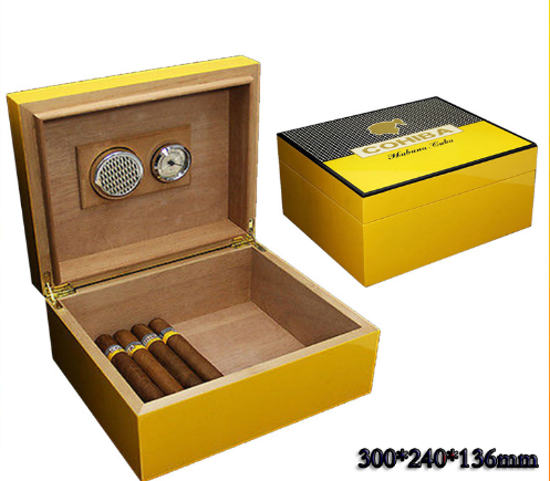 Spanish Cigar Cedar Wood Box Humidor