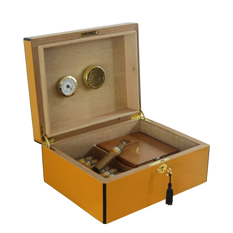 Spanish Cigar Cedar Wood Box Humidor