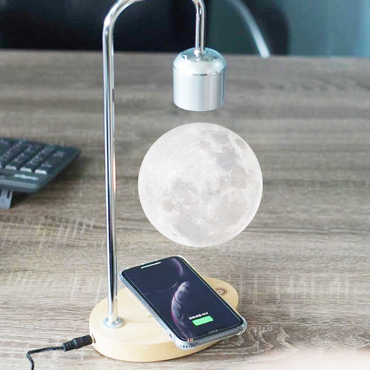 Wireless charging Levitation Moon Lamp