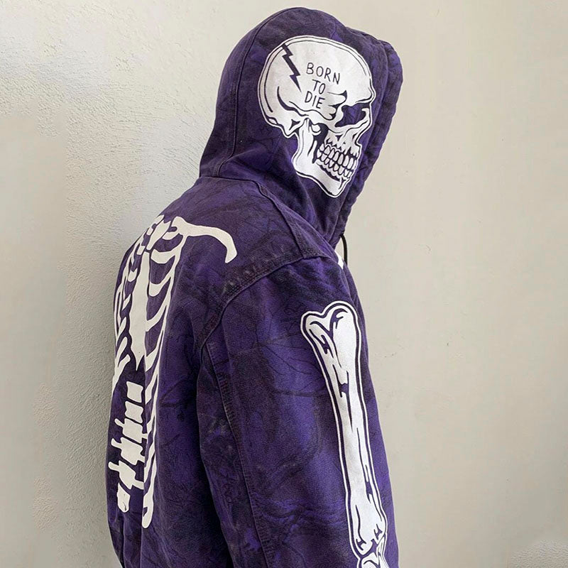 Men's Hoodie Skeleton