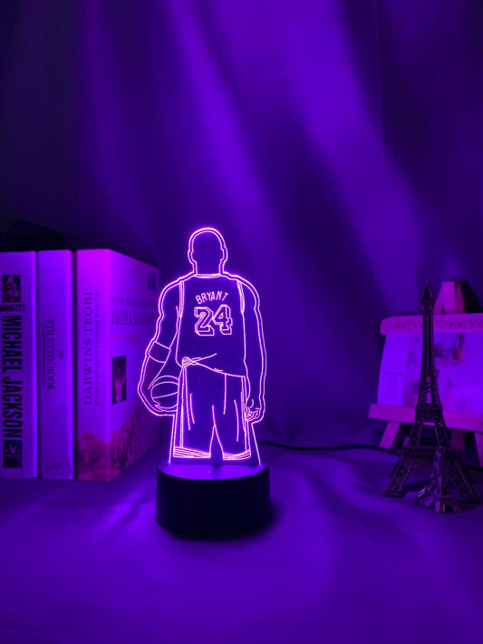 3d Lamp Kobe Bryant