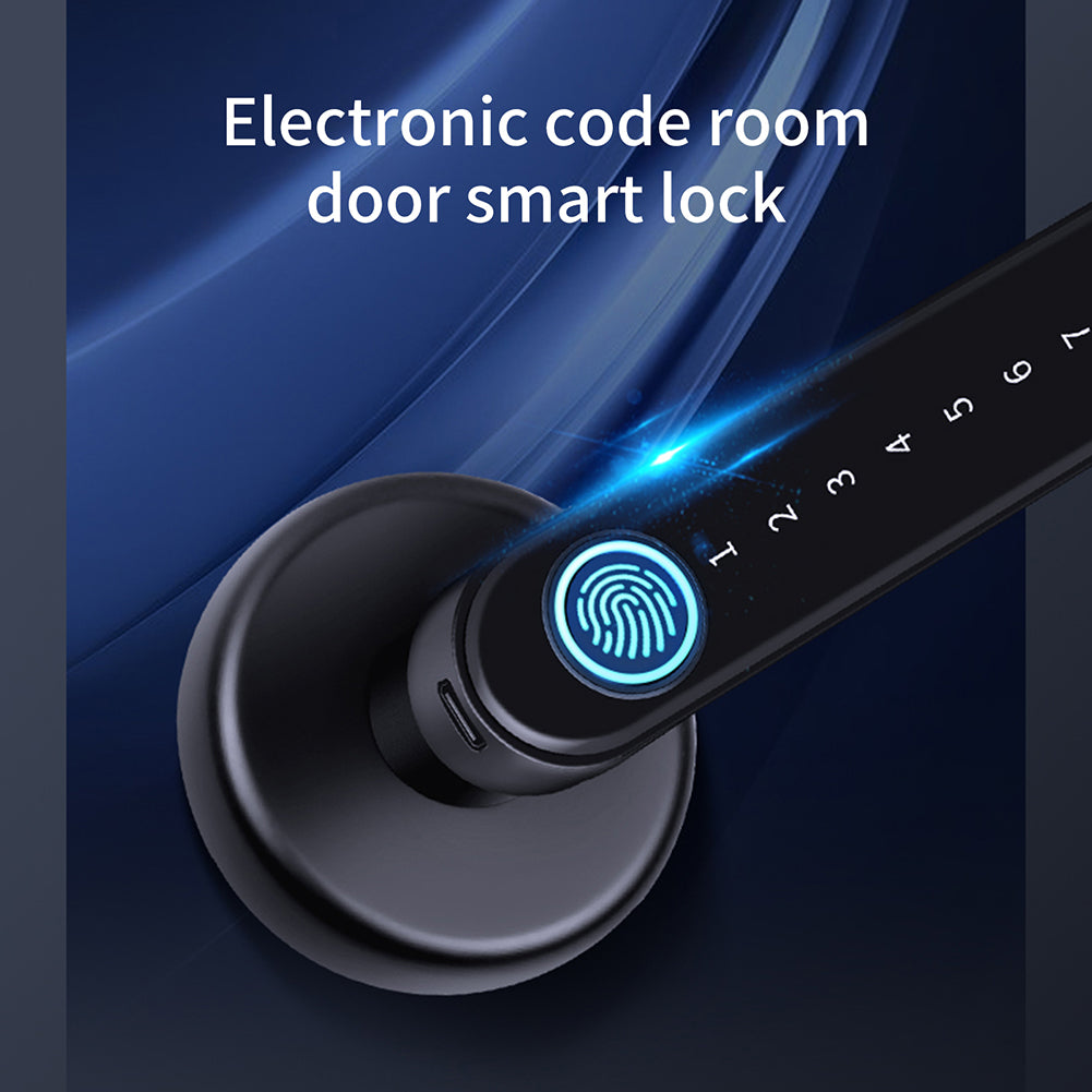 Fingerprint Door Lock Knob Handle