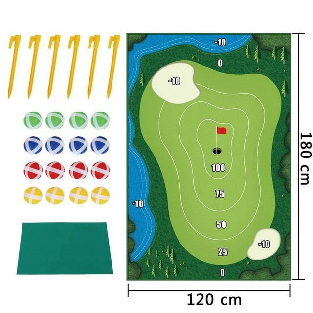 Casual Mini Golf Game Mat Set