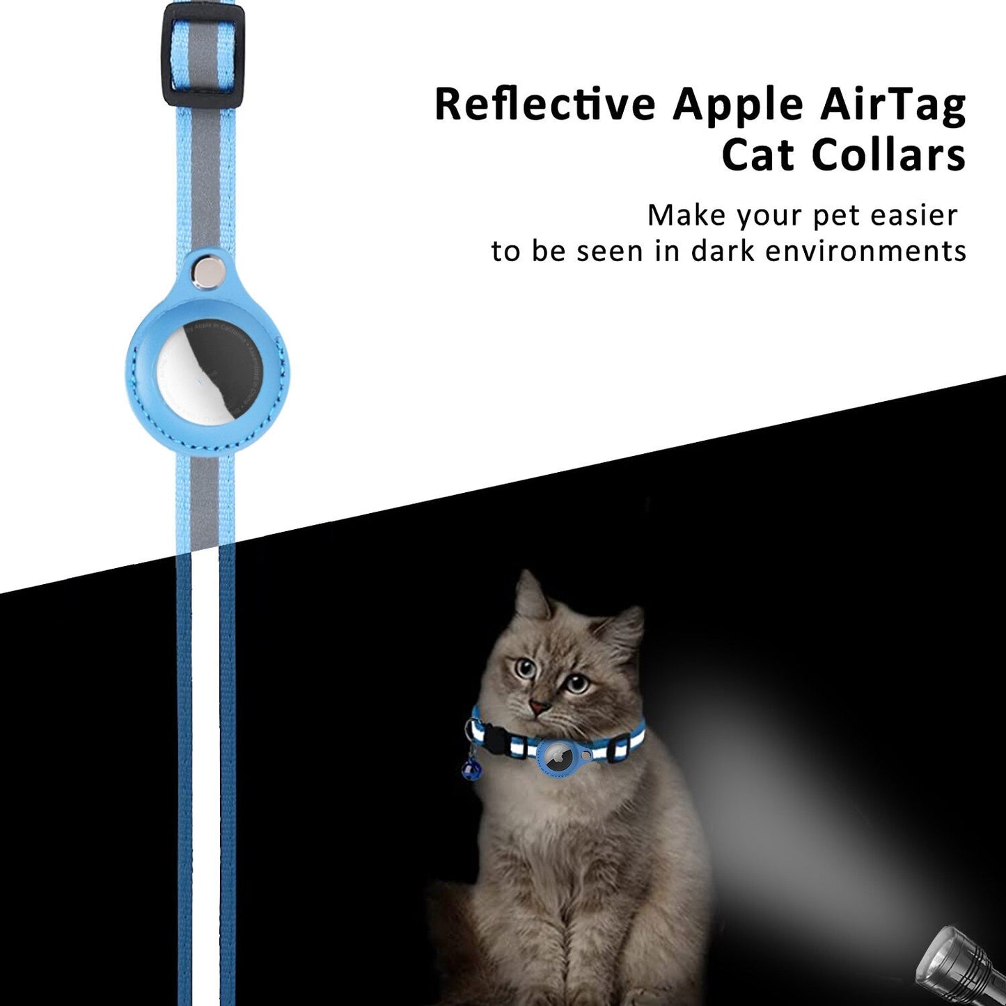 Cat airtag Adjustable Collar Protective Cover