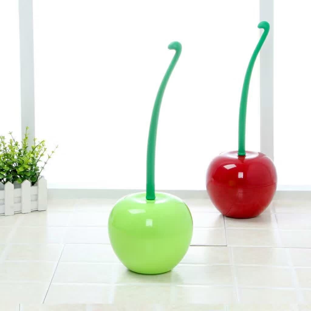 Fruit Toilet Brush Holder Set