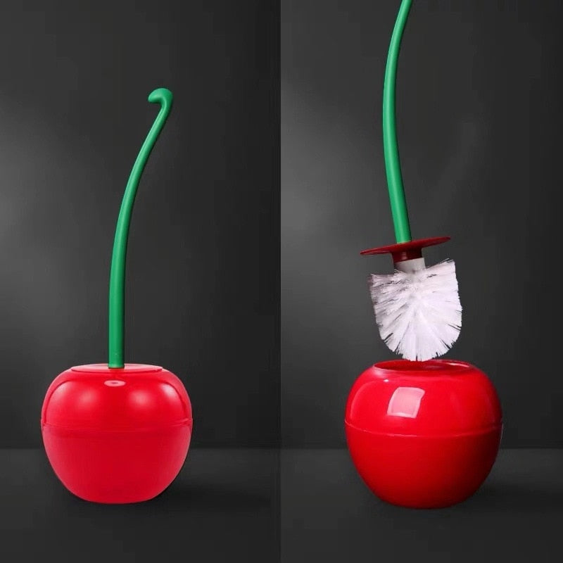 Fruit Toilet Brush Holder Set