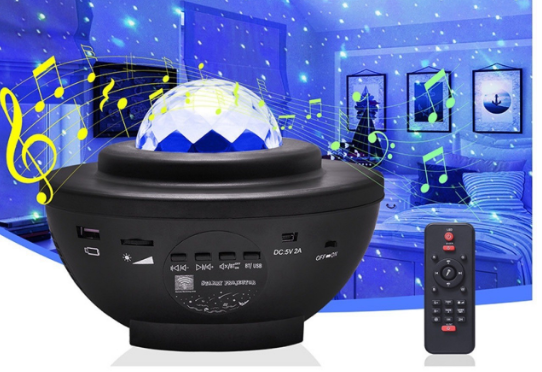 LED Star Galaxy Projector Speaker