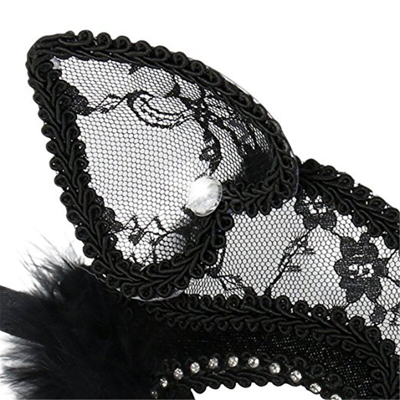 Lace Cats Eye Mask