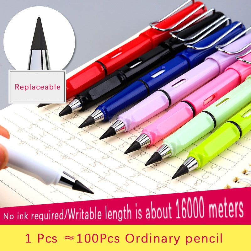 6 Pcs/Set No Ink Eternal Pencil