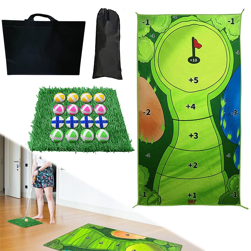 Casual Mini Golf Game Mat Set