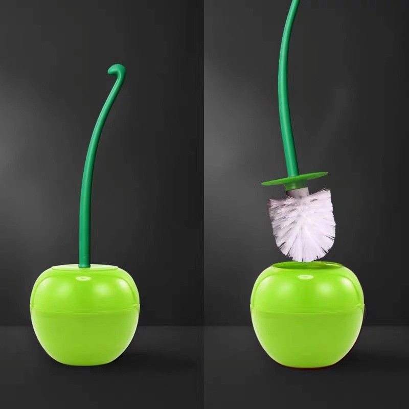 Fruit Toilet Brush Holder Set