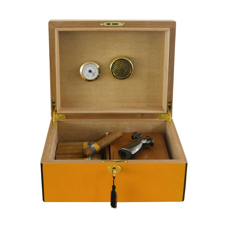 Spanish Cigar Cedar Wood Box Humidor