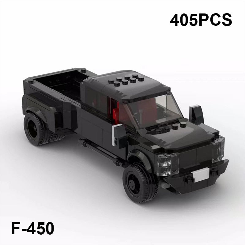 Ford Set Pickup Truck Building Blocks