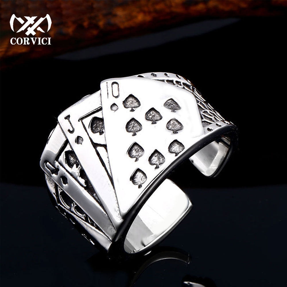 Biker Gothic Rock Men's Ring